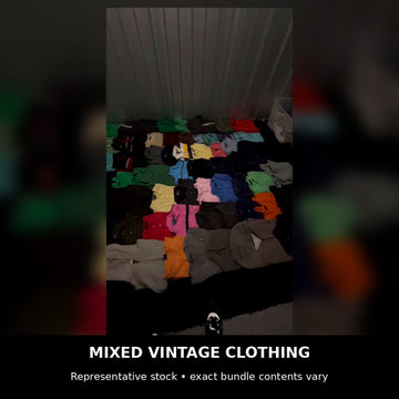Representative Grade A/B vintage reseller clothing stock UK