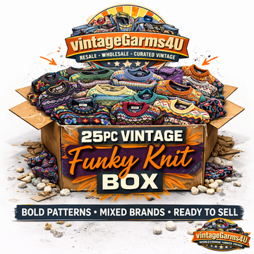 25 Piece Vintage Funky Knit Box