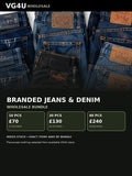 Branded jeans and denim wholesale UK VG4U 10 20 40 pieces