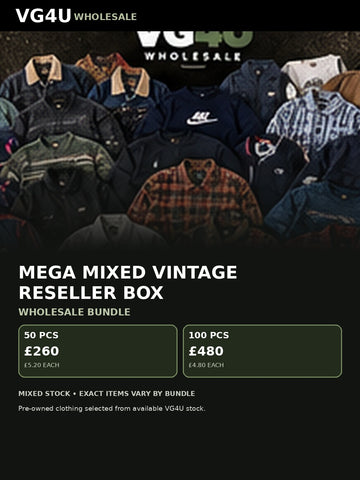 VG4U mega mixed vintage reseller box 50 or 100 pieces