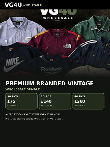 Premium branded vintage wholesale bundle UK VG4U 10 20 40 pieces