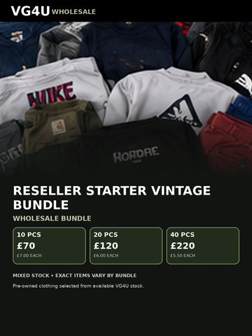 VG4U reseller starter vintage clothing bundle 10 20 40 pieces