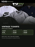 Vintage T-shirt wholesale bundle UK VG4U 10 20 40 pieces