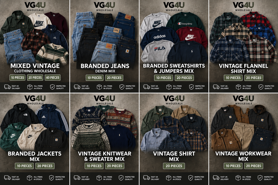 Branded Sweatshirts & Jumpers Wholesale Mix | 10 or 20 Pieces